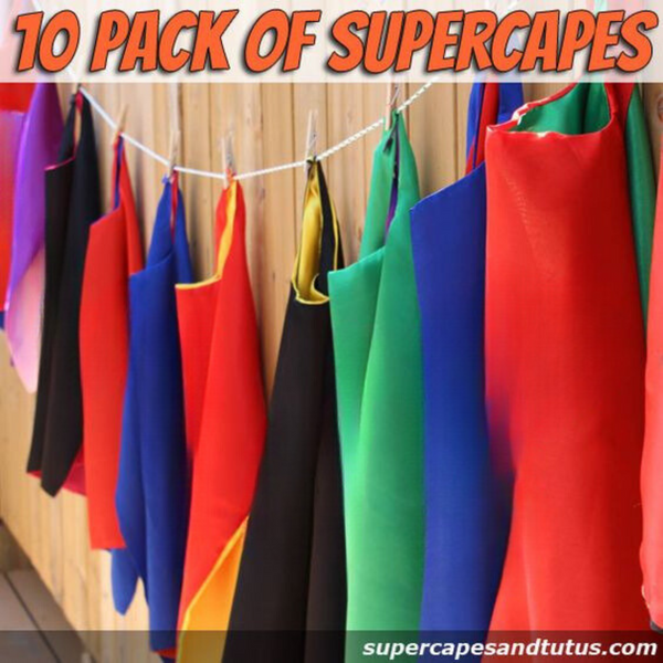Superhero Cape and Masks Party Packs
