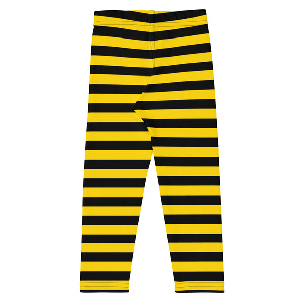 Bumble Bee Leggings/ Bumble Bee Kid's Leggings/ Bumble Bee Theater Cosplay Costume/ Bumble Bee Print Leggings/ Black and Yellow Stripe Costume