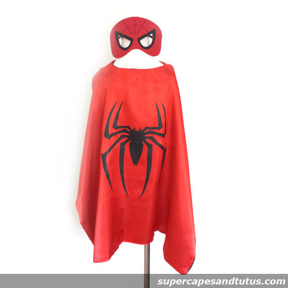 Super Spider Superhero Cape and Mask - Super Capes and Tutus, Superhero Capes, [product_tags], Super Capes and Tutus
