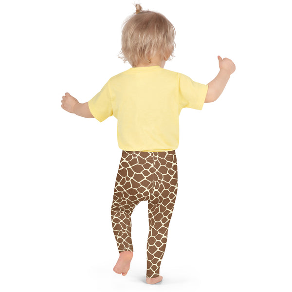 Giraffe Leggings/ Giraffe Kid's Leggings/ Giraffe Theater Cosplay Costume/ Giraffe Print Leggings