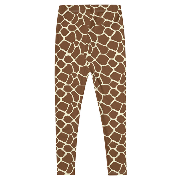 Giraffe Leggings For Teens and Women, Giraffe Print Halloween Costume, Giraffe Leggings Activewear, Giraffe Spot Costume Accessories, Yoga Workout Leggings