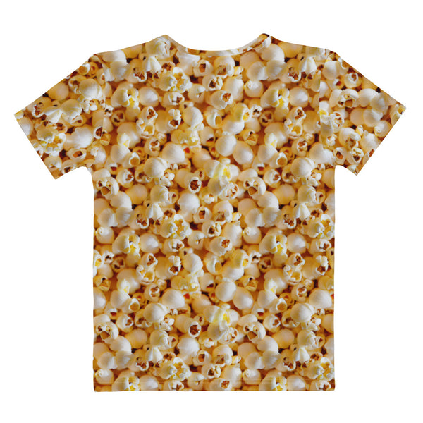 Popcorn T-Shirt Outfit For Teens and Women / Popcorn Kernel Shirt / Popcorn Shirt Costume / Food Popcorn Outfit / Movie Theater Costumes / Carnival Circus Outfit / Movie-Themed Party T-Shirt Costume