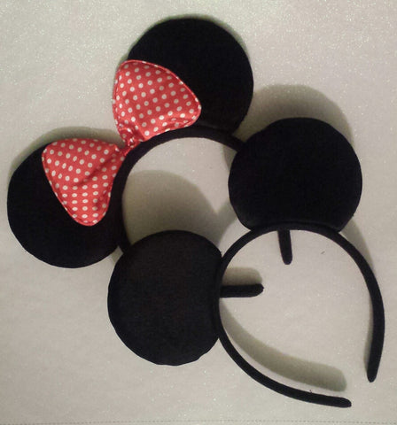 Girl Mouse or Boy Mouse Ears Headband - Super Capes and Tutus, Headbands, [product_tags], Super Capes and Tutus
