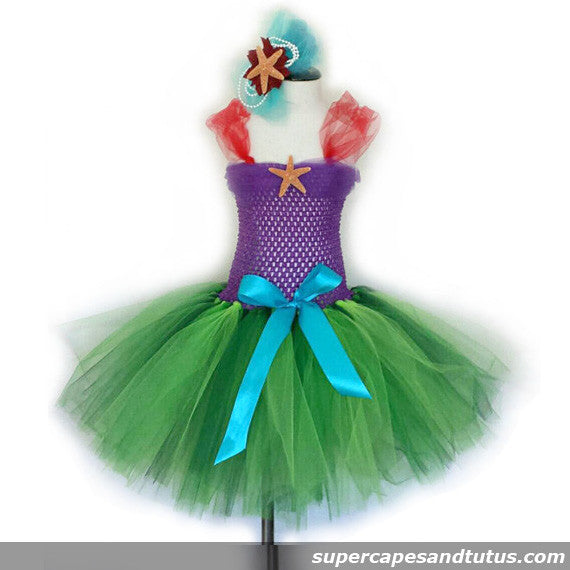 Under the Sea Mermaid Inspired Tutu Dress - Super Capes and Tutus, Tutu Dress, [product_tags], Super Capes and Tutus