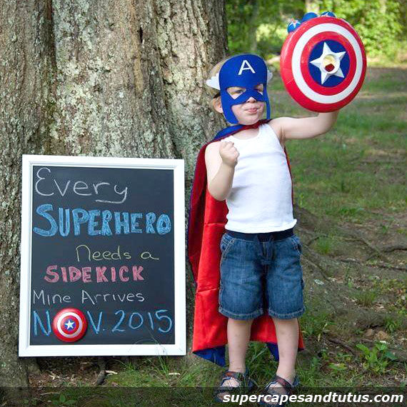Super Captain Shield Superhero Cape and Mask - Super Capes and Tutus, Superhero Capes, [product_tags], Super Capes and Tutus