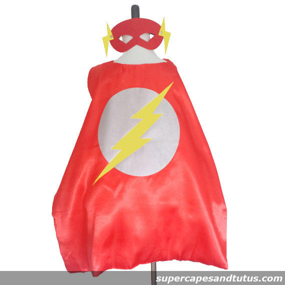 Super Lightning Superhero Cape and Mask - Super Capes and Tutus, Superhero Capes, [product_tags], Super Capes and Tutus