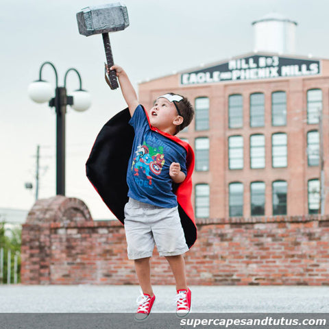 Super Hammer Superhero Cape and Mask - Super Capes and Tutus, Superhero Capes, [product_tags], Super Capes and Tutus