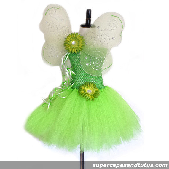 Fairy Princess Tutu Dress 6/7 / Lime Green