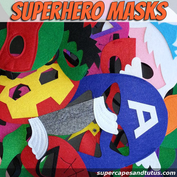 Sale! Party Pack 15 Superhero Masks - Ready to Ship - Super Capes and Tutus, Superhero Masks, [product_tags], Super Capes and Tutus