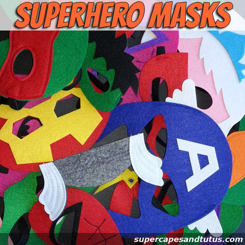 Sale! Party Pack 25 Superhero Masks - Ready to Ship - Super Capes and Tutus, Superhero Masks, [product_tags], Super Capes and Tutus