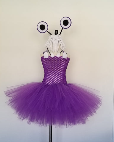 Monster Tutu Dress with Eyes and Hair Headband - Super Capes and Tutus, Tutu Dress, [product_tags], Super Capes and Tutus