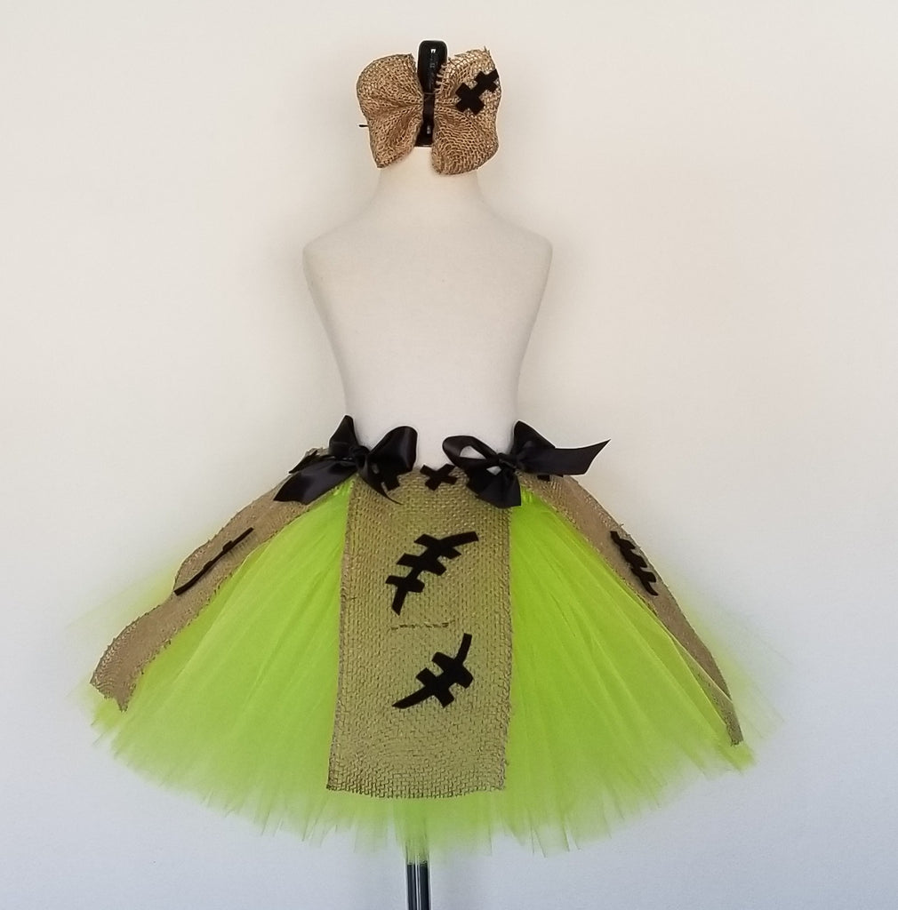 Boogie Man Tutu Skirt with Burlap Hairbow - Super Capes and Tutus, Tutu Skirt, [product_tags], Super Capes and Tutus