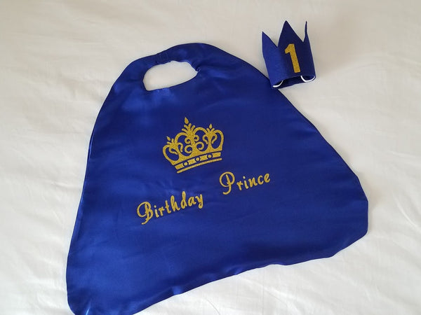 Royal Prince Birthday Cake Smash Outfit - Super Capes and Tutus, Birthday Outfits, [product_tags], Super Capes and Tutus