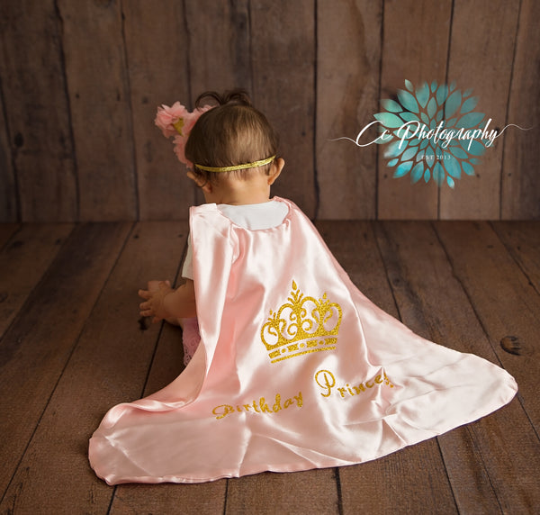 Royal Princess Birthday Cake Smash Outfit - Super Capes and Tutus, Birthday Outfits, [product_tags], Super Capes and Tutus