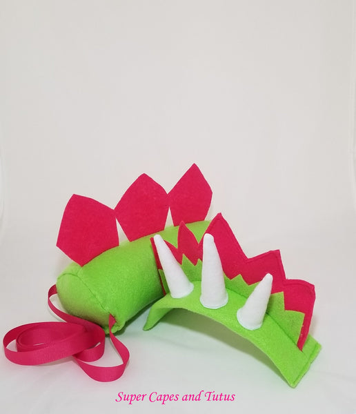 Dinosaur Tail and Headband - Dino Tail - Dinosaur Costume - Dinosaur Headband - Triceratops Costume - Gifts for Kids - Dinosaur Birthday