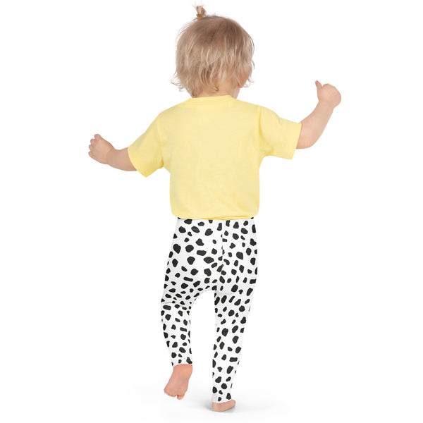 Dalmatian Leggings/ Dalmatian Kid's Leggings/ Dalmatian Cosplay Costume/ Dalmatian Animal Print Leggings