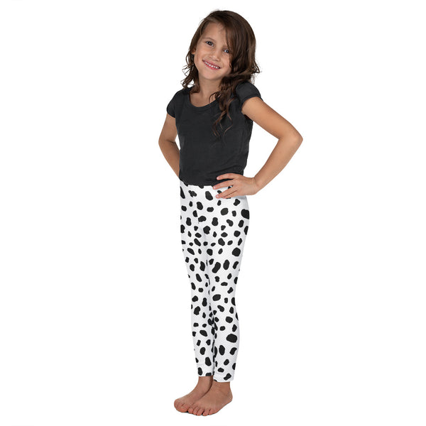 Dalmatian Leggings/ Dalmatian Kid's Leggings/ Dalmatian Cosplay Costume/ Dalmatian Animal Print Leggings