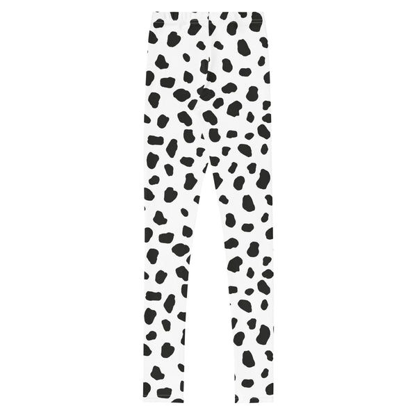 Dalmatian Leggings/ Dalmatian Youth Leggings/ Dalmatian Cosplay Costume/ Dalmatian Animal Print Leggings/ Dalmatian Costume