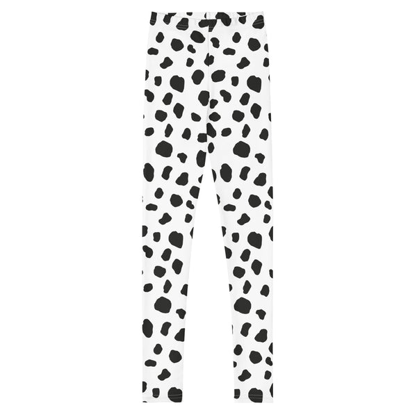 Dalmatian Leggings/ Dalmatian Youth Leggings/ Dalmatian Cosplay Costume/ Dalmatian Animal Print Leggings/ Dalmatian Costume