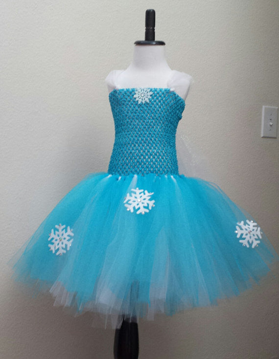 Ice Princess/Snowflake Tutu Dress 6/7 / Turquoise Ice Princess/Snowflake Tutu Dress 6/7 / Turquoise