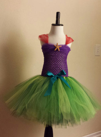 Under the Sea Mermaid Inspired Tutu Dress - Super Capes and Tutus, Tutu Dress, [product_tags], Super Capes and Tutus