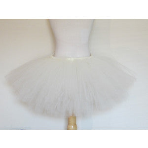 White Tutu Skirt - Super Capes and Tutus, Tutu Skirt, [product_tags], Super Capes and Tutus